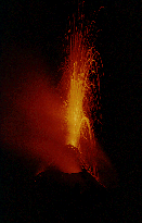conelet in eruption
