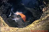 Pit crater with lava pond