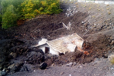 House in 1983 lava flow
