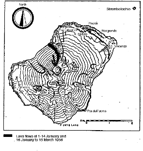 1956 lava flow map