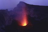 Voragine erupting