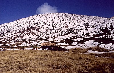 Monte Palestra mountain hut, February 1997