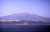 Etna seen from the Ionian sea, June 1997