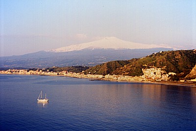 Etna from Taormina, April 2002