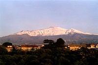 Etna from east, April 2002