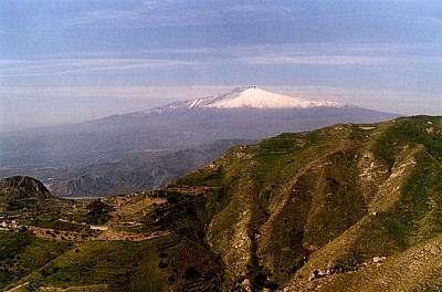 Etna from Taormina, April 2002