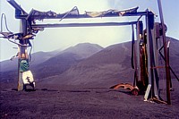 Ruins of ski lift, 26 June 2003